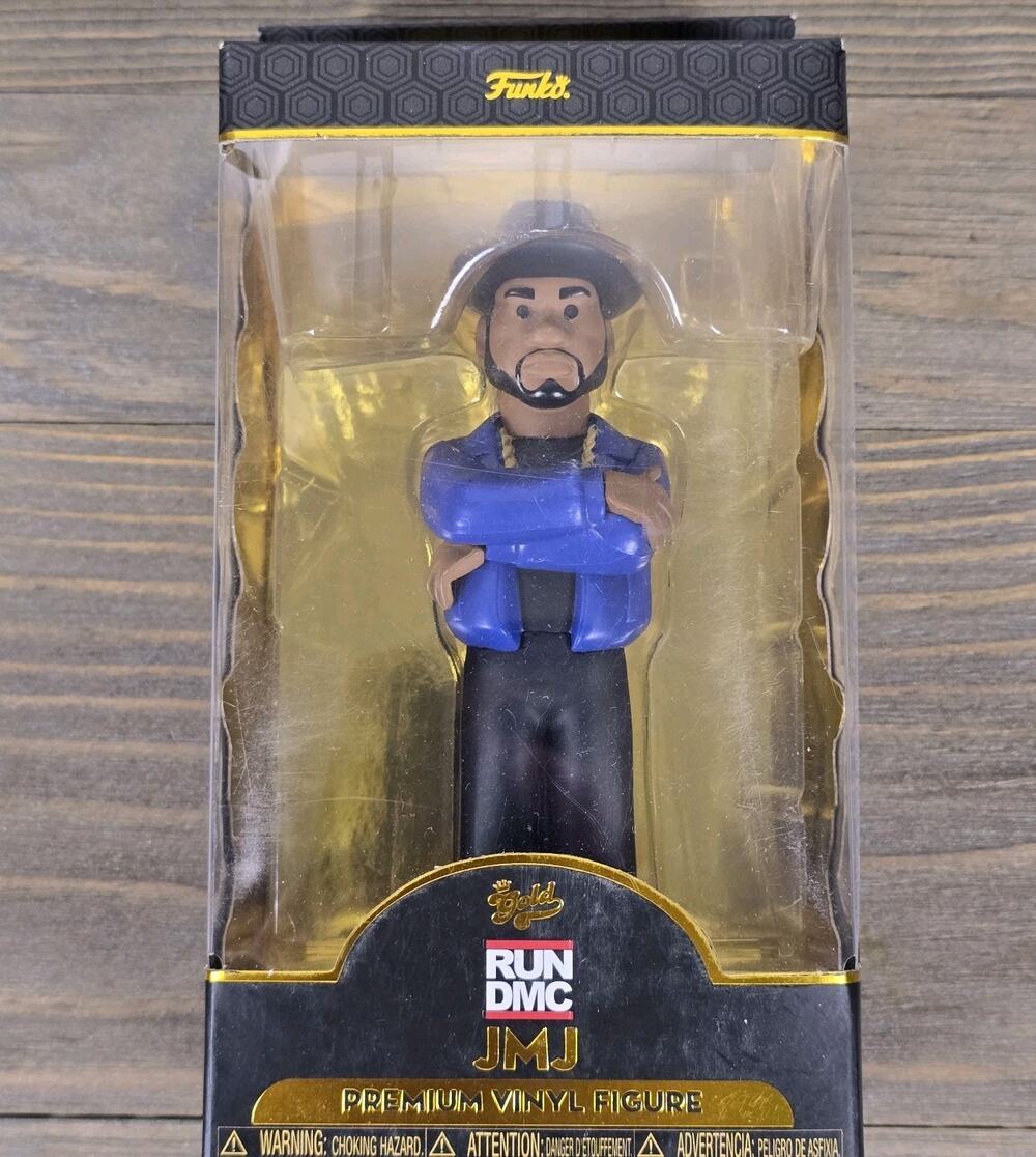 Funko Vinyl Gold: RUN DMC - Jam Master Jay - 5" Premium Vinyl Figure Box W/ Wear